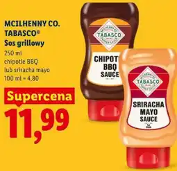 Lidl MCILHENNY CO. TABASCO Sos grillowy oferta