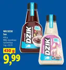 Lidl WK DZIK Sos 430 g BBQ, czosnkowy lub ketchup oferta