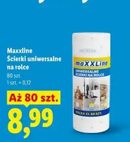Lidl Maxxline Ścierki uniwersalne na rolce oferta