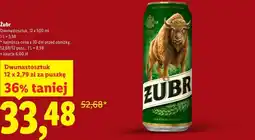 Lidl Żubr Piwo jasne oferta