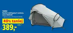 Lidl TAMBU Namiot trekkingowy 2-osobowy, szaro-niebieski oferta