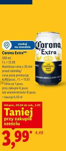 Lidl Corona Extra oferta