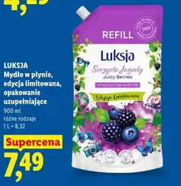 Lidl Mydło w płynie, edycja limitowana, opakowanie uzupełniające 900 ml LUKSJA oferta