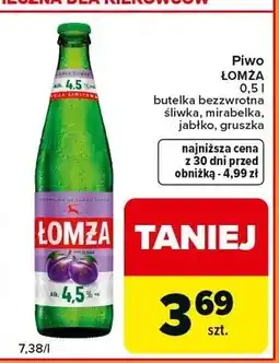 Carrefour Express Piwo butelka bezwrotna śliwka, mirabelka, jabłko, gruszka oferta