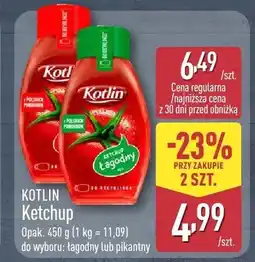 ALDI Ketchup łagodny lub pikantny oferta