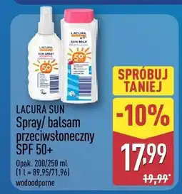ALDI Spray/balsam przeciwsłoneczny SPF 50+ oferta