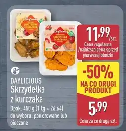 ALDI Skrzydełka z kurczaka do wyboru: panierowane lub pieczone oferta