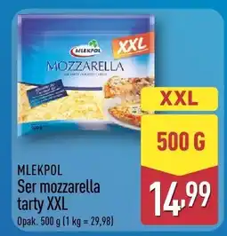 ALDI Ser mozzarella tarty XXL oferta