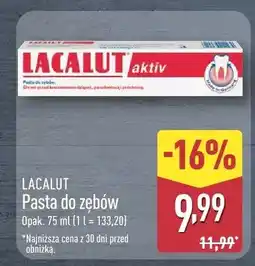 ALDI Pasta do zębów oferta