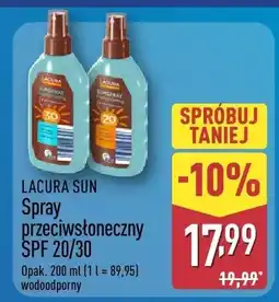 ALDI Spray przeciwsłoneczny SPF 20/30 oferta