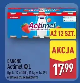 ALDI Actimel XXL o smaku truskawkowym oferta