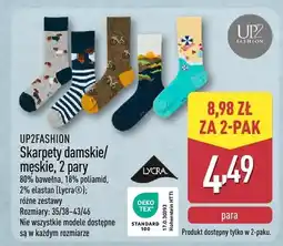ALDI Skarpety damskie/męskie, 2 pary oferta
