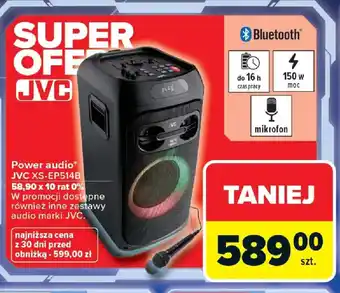 Carrefour JVC Power audio XS-EP514B oferta