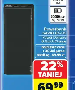 Carrefour Savio Powerbank BA-05 oferta