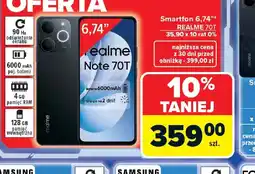 Carrefour Smartfon Realme Note 70T oferta