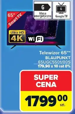 Carrefour Telewizor 65" BLAUPUNKT 65UGC5501/00S oferta