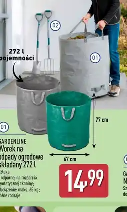 ALDI Gardenline Worek na odpady ogrodowe składany oferta