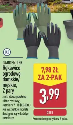ALDI Gardenline Rękawice ogrodowe oferta