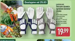 ALDI Gardenline Skórzane rękawice ogrodowe oferta