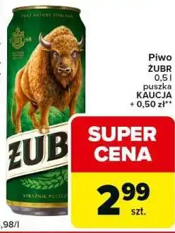 Carrefour Express Piwo ŻUBR oferta