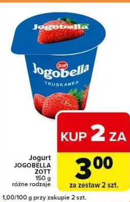 Carrefour Express Jogurt JOGOBELLA ZOTT oferta