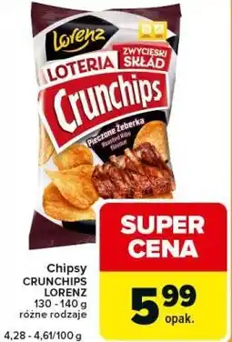 Carrefour Express Chipsy CRUNCHIPS LORENZ oferta