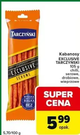 Carrefour Express Kabanosy EXCLUSIVE TARCZYŃSKI oferta