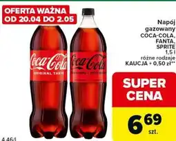 Carrefour Express Napój gazowany COCA-COLA, FANTA, SPRITE oferta