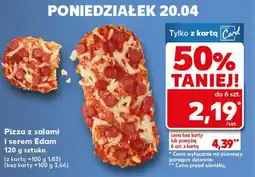 Kaufland Pizza z salami i serem Edam oferta