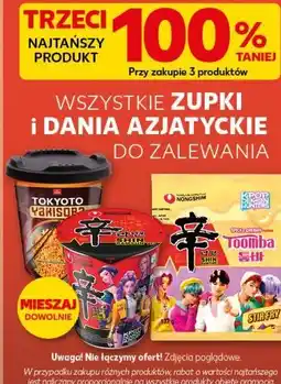Kaufland Wszystkie zupki i dania azjatyckie do zalewania oferta