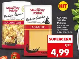 Kaufland Kuchnie Świata Makaron różne rodzaje oferta