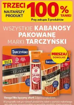 Kaufland Wszystkie kabanosy pakowane marki Tarczyński oferta