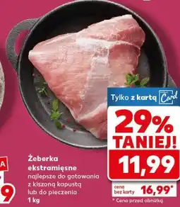 Kaufland Żeberka ekstramięsne oferta