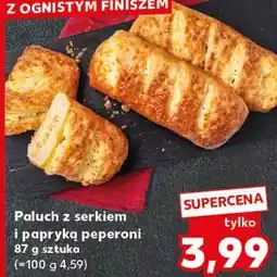 Kaufland Paluch z serkiem i papryką peperoni 87 g sztuka oferta