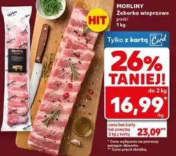 Kaufland MORLINY Żeberka wieprzowe paski oferta