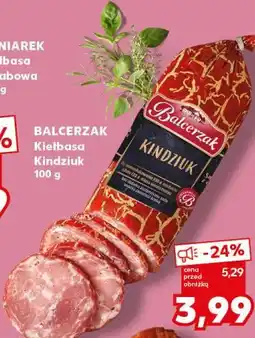 Kaufland Kiełbasa Kindziuk BALCERZAK oferta