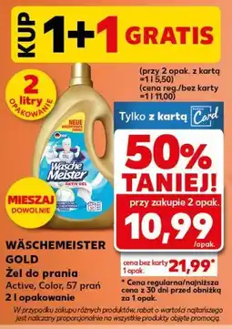 Kaufland Żel do prania WÄSCHEMEISTER GOLD oferta
