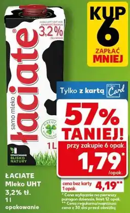 Kaufland Łaciate Mleko UHT 3,2% tł oferta