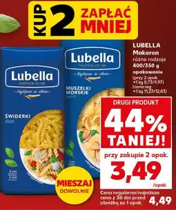 Kaufland Makaron różne rodzaje 400/350 g opakowanie oferta