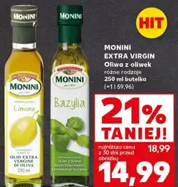 Kaufland Oliwa z oliwek różne rodzaje MONINI EXTRA VIRGIN oferta