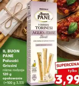 Kaufland Paluszki Grissini różne rodzaje IL BUON PANE oferta