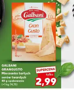 Kaufland GALBANI GRANGUSTO Mieszanka tartych serów twardych 40 g opakowanie oferta