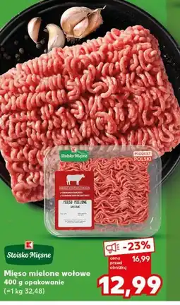 Kaufland Stoisko Mięsne Mięso mielone wołowe 400 g opakowanie oferta