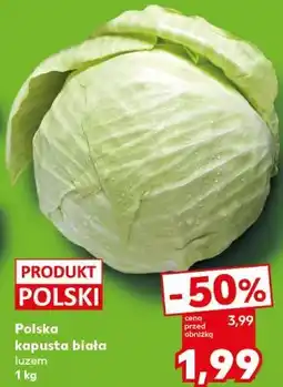 Kaufland Polska kapusta biała luzem oferta