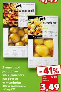 Kaufland Ziemniaczki już gotowe lub Ziemniaczki już gotowe w mundurku 400 g opakowanie oferta