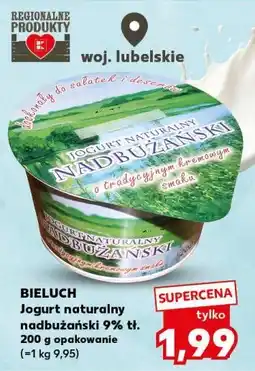 Kaufland BIELUCH Jogurt naturalny nadbużański 9% tł. 200 g opakowanie (=1 kg 9,95) oferta