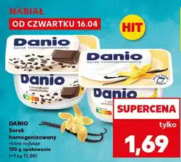 Kaufland DANIO Serek homogenizowany różne rodzaje 130 g opakowanie (=1 kg 13,00) oferta