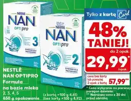 Kaufland Nestlé Nan Optipro Formuła na bazie mleka oferta