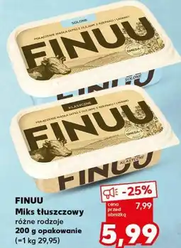 Kaufland FINUU Miks tłuszczowy różne rodzaje 200 g opakowanie (=1 kg 29,95) oferta