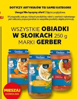 Kaufland Wszystkie obiadki w słoikach 250 g marki Gerber oferta